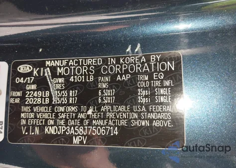2018 Kia Soul + from USA, damaged, VIN KNDJP3A58J7506714